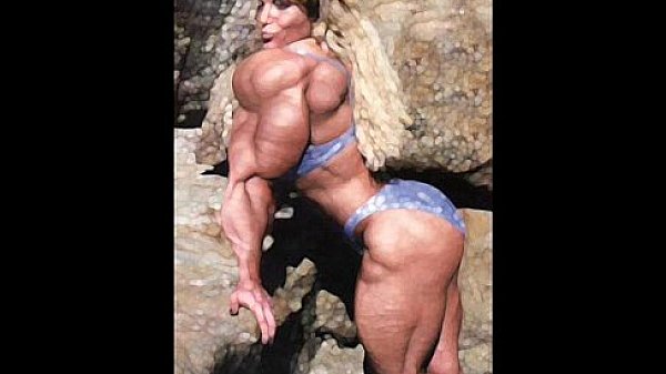 Female Bodybuilding Fbb Bodybuilder Bbw Muscle Art thumbnail