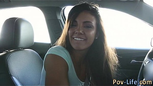 Interracially Dick Sucking And Fucked Teen Gets Spunked In Pov thumbnail