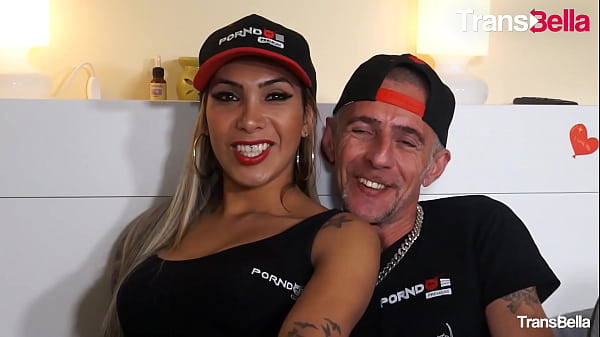 Transbella - Mariana Ferraz - Busty Brazilian Shemale Has A Hot Fucking Session With Lucky Guy thumbnail