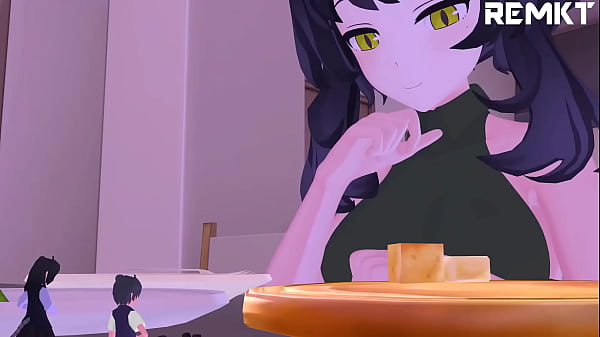 (MMD Giantess) Luna's Unexpected Visitors