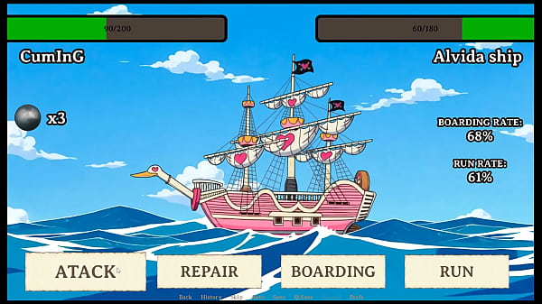 Lusty Buccaneers [ Parody Hentai Game ] Ep.4 CREAMPIE Alvida'_s pirate pussy !
