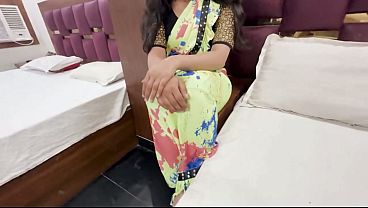 Indian Desi Bhabhi got her husband out of the house and_she got_him fucked in Hindi audio