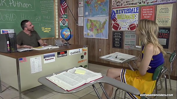 Cheerleader Anastasia Is Saving Her Pussy For The Right Guy To Lose Her Virginity Too, But Her Ass Is Open For Business thumbnail