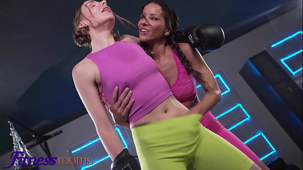 Fitness Rooms Sexy Cougar Self Defense Teacher Romantic Lesbian Orgasms Eating Teen Pussy At The Gym thumbnail