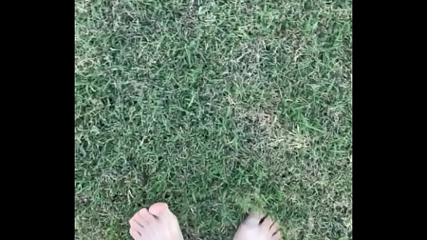 Feet on the grass