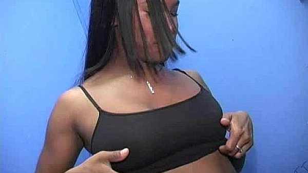 Ebony Slut Fucks A White Gloryhole Cock In Her First Interracial Scene 9 
