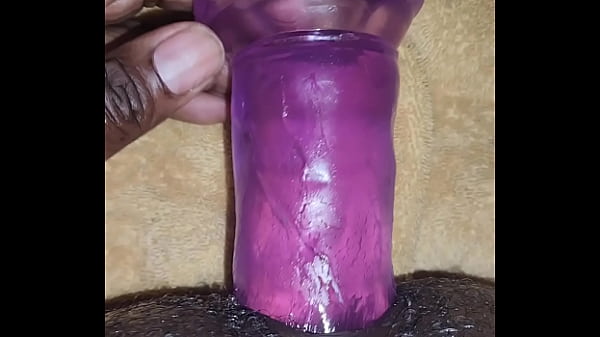 Huge dildo solo