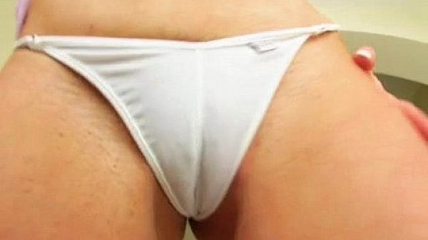 All Internal Blonde's Pussy Is Fucked. Cum Oozes Out Of Her Pussy thumbnail