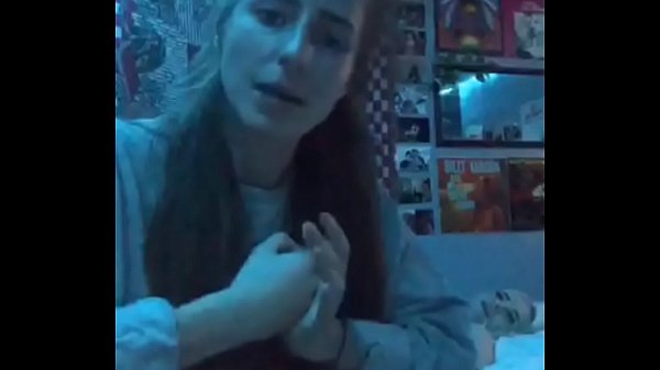 Cute periscope girl playing