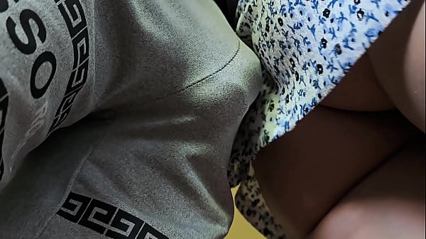 Nonton Horny Stranger Sliding His Thick Cock Inside Babe&rsquo;s Panties Underskirt In A Packed Subway Train To Cum Buckets Of Sticky Semen thumbnail