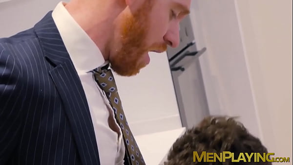 Classy Bearded Hunk Sucks And Rides Cock thumbnail