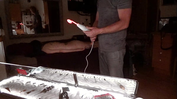 Violet Wand Used On Kinky Porn Slut thumbnail