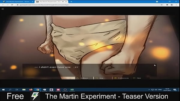 Nonton The Martin Experiment (gamejolt.com) Visual Novel Adult thumbnail