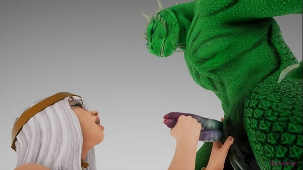 Nonton Green Lizard Fucks Cleopatra With A Double Cock thumbnail