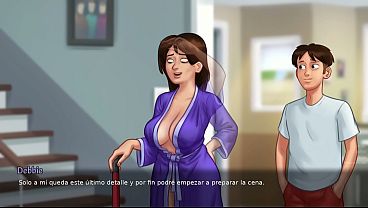 Nonton Hermanastra Vs Madrastra Enamoradas De Un Solo Chico Dandolo Todo - Summertime Saga thumbnail