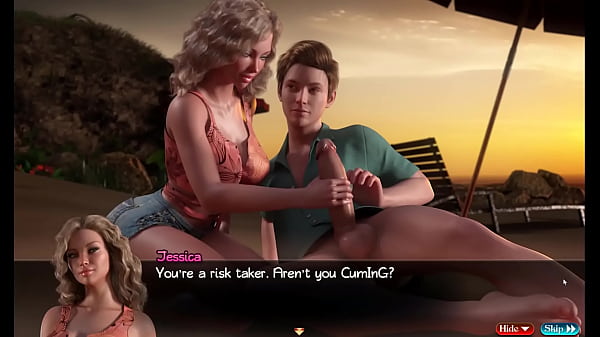 Treasure Of Nadia [pornplay Hentai Game] Ep.75 Romantic Outdoor Sex On The Beach With The Blonde Doctor thumbnail