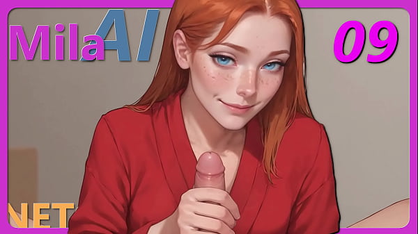 MILA AI #09 &bull_ Taking care of his hard cock