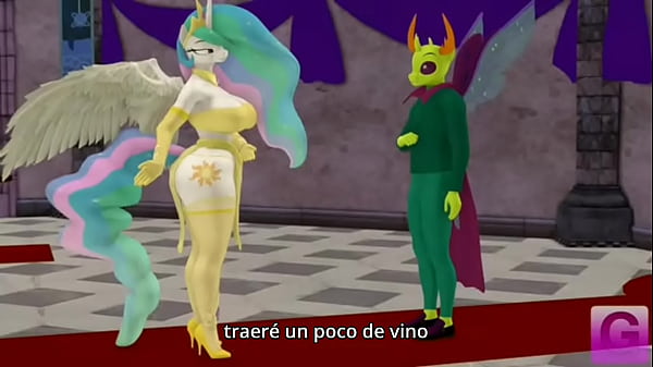 mlp selestia le enseñ_a a ser firme a  thorax