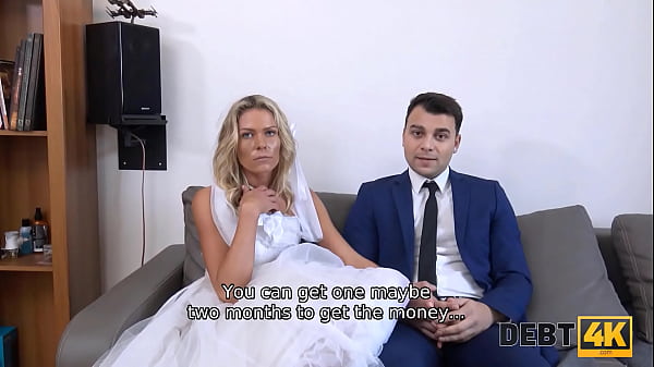 Debt4k. Poor Groom Has To Watch The Debt Collector Fucking His Bride thumbnail