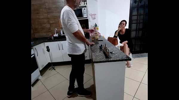 Nonton She Had Anal Sex With The Bartender Hidden In The Pantry. thumbnail