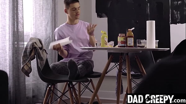 Shoving My Stepson's Lips Onto My Stiff Dick - Dadcreepy thumbnail