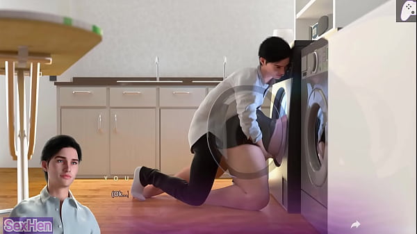 Nonton Stepmom Asks For My Help But I Take Out My Big Dick And Masturbate Cumming On Big Ass | Hentai Game P1 thumbnail