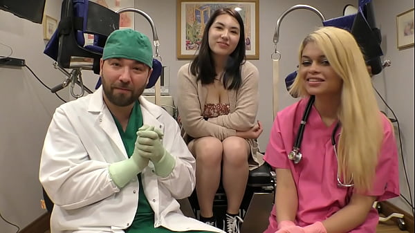 Destiny Cruz Sucks Doctor Tampa's Dick While Camming From His Clinic As The 2020 Covid Pandemic Rages Outside Movie Segment 26/27 Video Exclusively From Girlsgonegyno & Bondageclinic, Stream Tons Of Unique & Creative Medical Fetish Films thumbnail