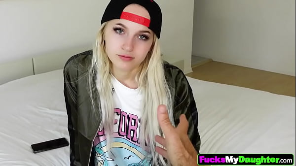 Beautiful Stepdaughter discovers her feminine side when her stepfather'_s big cock enters her throat and then pounds her tight wet pussy until she tastes the semen.
