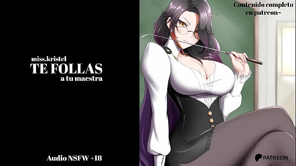 La PROFESORA se pone caliente y te FOLLA en su oficina. 