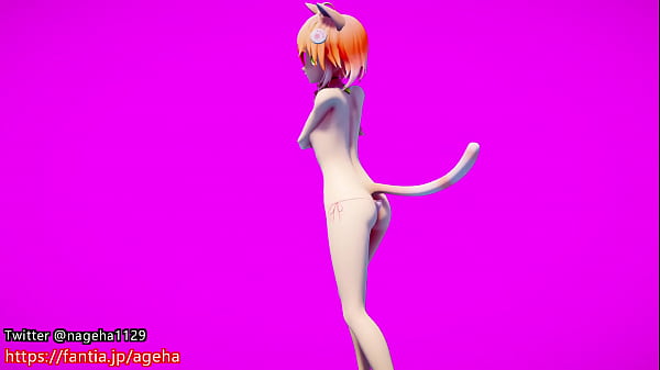 cat girl Nemimi dance