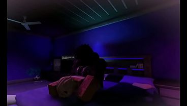 Cheating Slut Comes over and Gets Fucked While her Bf is Away  roblox condo