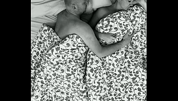 Nonton Overhead Night Cam &ndash; Real Milf Couple In Intimate Black And White thumbnail