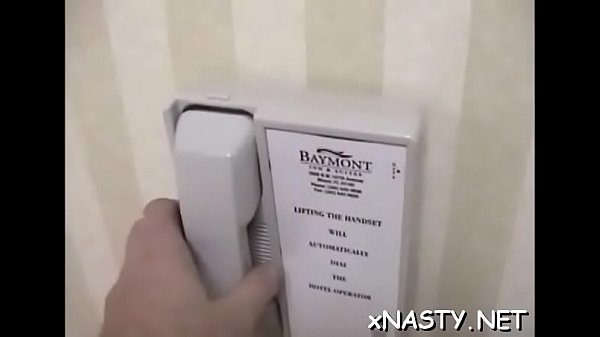 Stupefying gf enjoys a hefty chili dog 