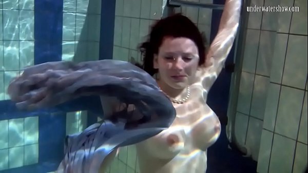 Swimming Babe Katka Strips Down In The Swimming Pool thumbnail