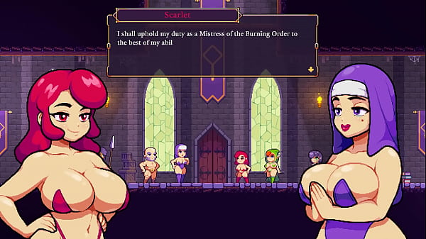 Nonton Scarlet Maiden Porn Game Fighting Hot Monsters thumbnail