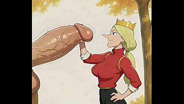 Anime Hentai: Queen Hiling Smug Handjob Ends In Nose-face Cum Blast thumbnail