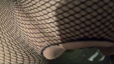 Desperate To Pee &ndash; Shiny Leather Boots, Ripped Pantyhose And Intense Pee Fetish Play thumbnail