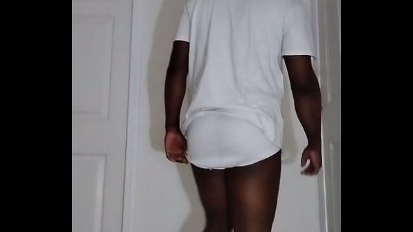 My first time masturbating since August 24th of this year and wearing white underwear 1