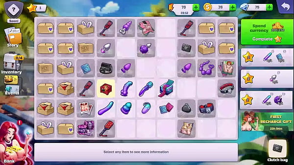 Horny Villa (Game test & girl commentary) 