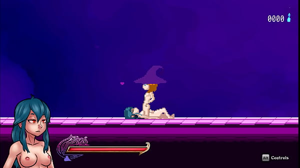 Nayla's castle sexy witch trains futa girl