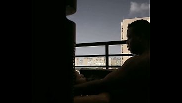 My stepbrother throws his huge load of cum on my face -amateur couple- nysdel 