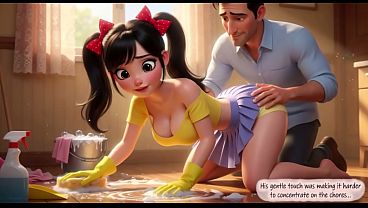 Hot Passionate Chores In The Colorful Barrio Cleaning Becomes Pure Steamy Desire And Pleasure (ai Generated) thumbnail