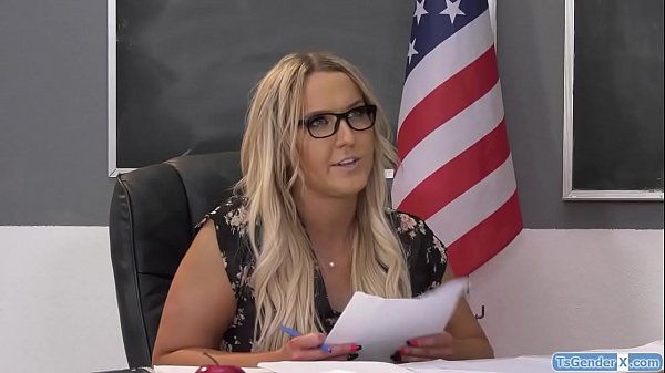 Tranny Teacher Kayleigh Coxx Catches Her Student Jerking Off.she Helps Him By Giving Him A Bj And Gets Facefucked.he Licks Her Ass And Barebacks Her thumbnail