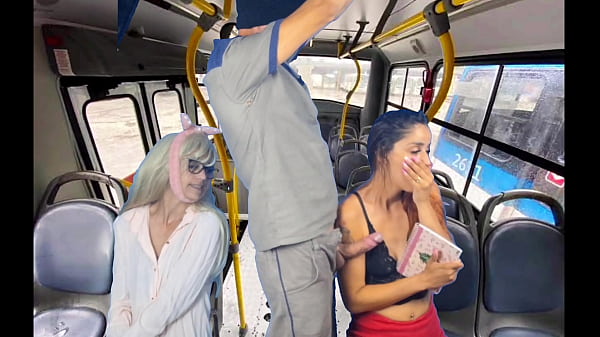 Worker On The Bus Pulls Dick Out Of His Pants When He Pushes Women In Public! thumbnail