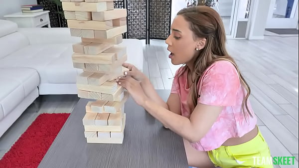 Cute Y. Teen Big Black Cock Fuck During Jenga Game thumbnail