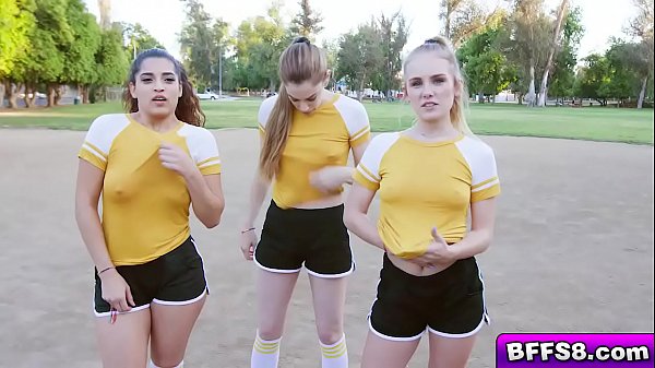 Nonton The Horny Teens Moan As They Bend Over And Let Their Coach Stuff Their Teen Cunts Of Hard Man Meat thumbnail