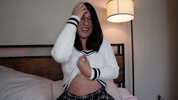 Shy Nerdy Asian Girlfriend Tofu Is A Secret Nympho thumbnail
