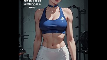 Straight homophic man being turned into straight female 