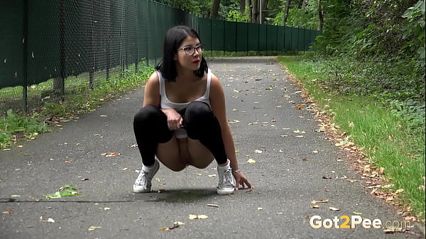 Got2pee Brings Another Desperately Peeing Girl In Petite Pee - Featuring Big Puddle thumbnail