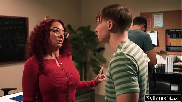 With what we know you have no other option than to get fucked.Petite big tits teacher Kiki Daire sees no way out then to let her students dp her 